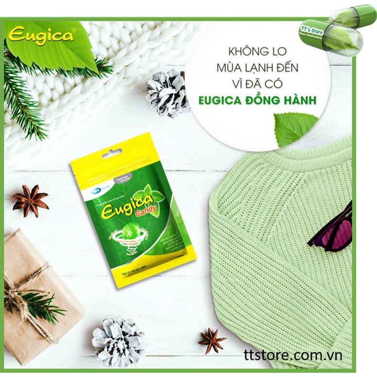 Kẹo Eugica Candy - Eugica Candy Cool Extra (Bịch 15 viên)