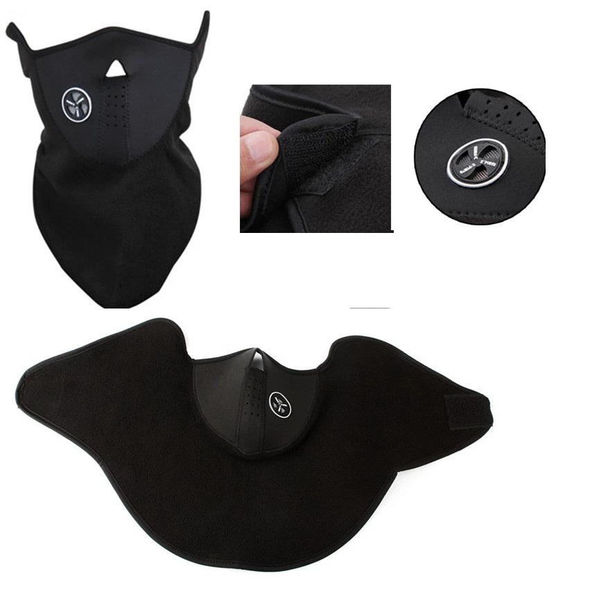 Khẩu trang Ninja Loại Chất Đẹp Có Lỗ Thông Hơi Điều Hòa Havana Outdoor Vải Cotton Thấm Mồ Hôi Tốt