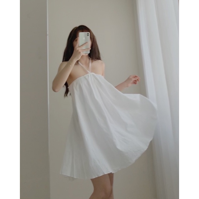 Váy đan dây hở lưng 004