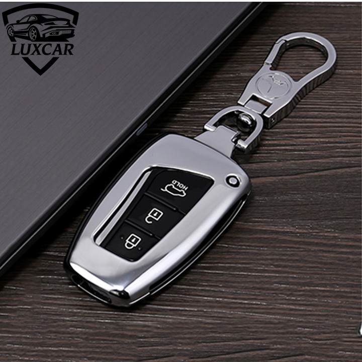 Ốp khoá LUXCAR hợp kim cao cấp Hyundai Santafe đời 2013-2018