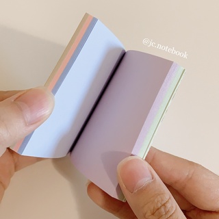 (Video) Set 100 tờ Sticky Note màu Pastel - Giấy Ghi Chú Có Dán Màu Xinh