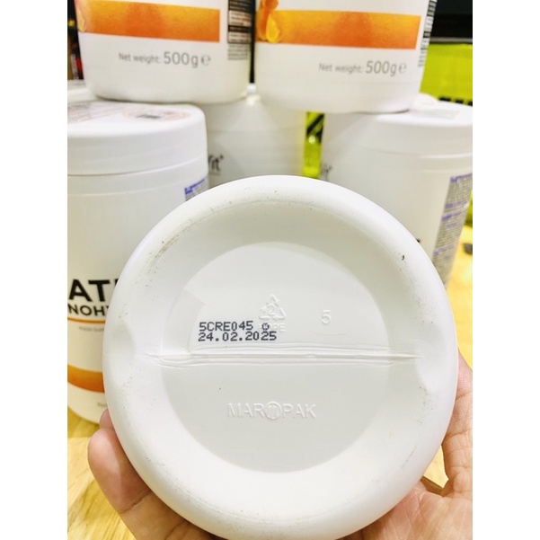 Creatine OstroVit 500g, 100 lần dùng, Tái tạo năng lượng cho cơ, hỗ trợ sức mạnh sức bền.