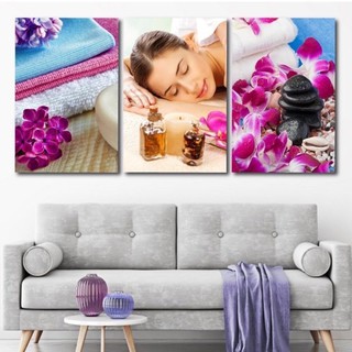 tranh spa trang trí 3 tấm