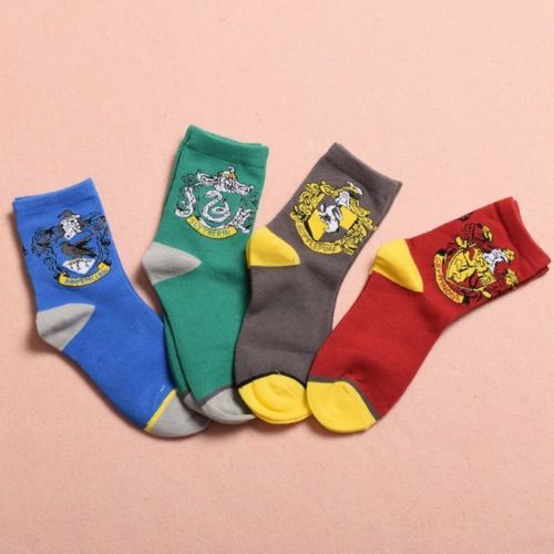 1 Đôi Tất Cotton In Hình Gryffindor Trong Phim Harry Potter