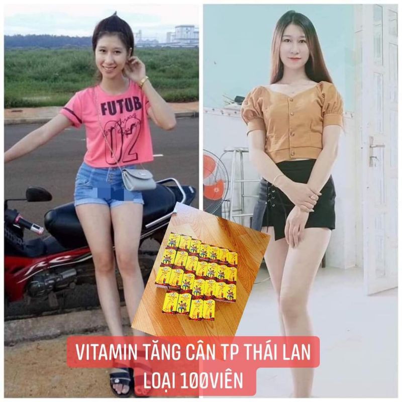 9 Vitamin Tăng Cân TP Thái Lan ( Có check mã vạch sản phẩm chính hãng )