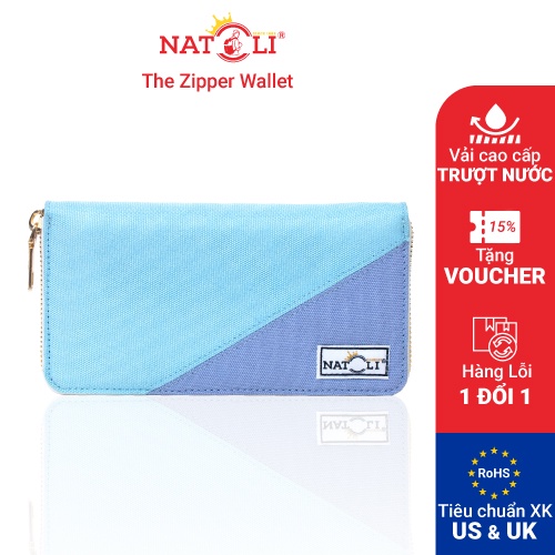 Ví Cầm Tay Nữ [FREESHIP, 1 ĐỔI 1] cao cấp dáng dài thương hiệu Natoli - BST The Zipper Wallet