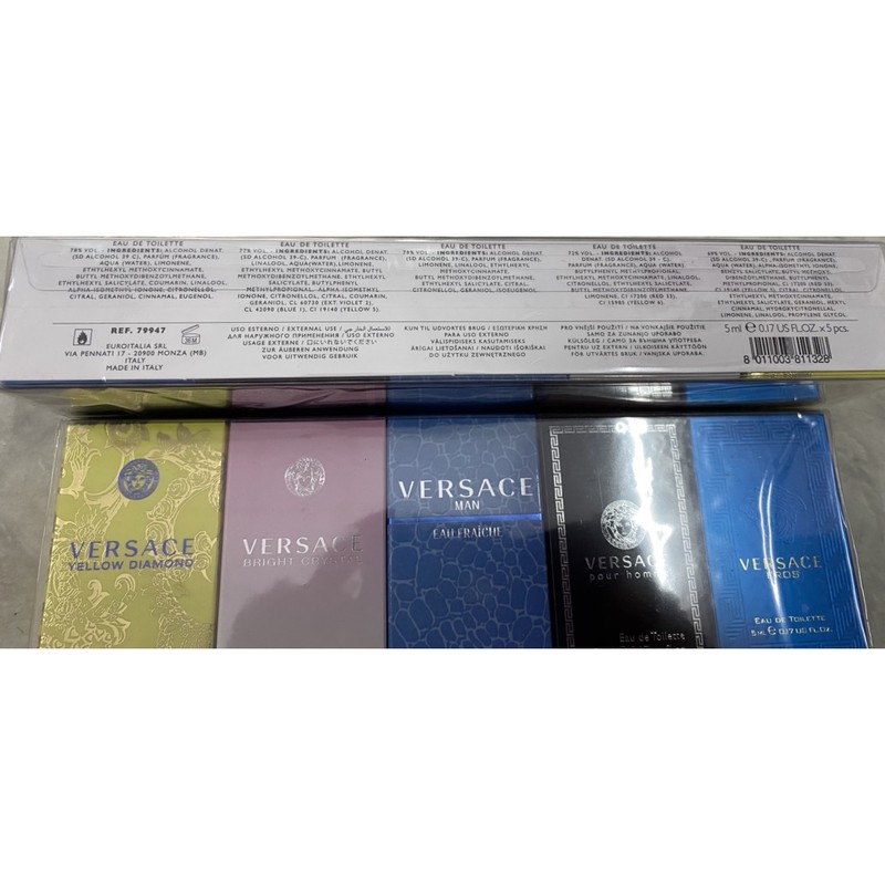 nước hoa mini set 5 chai Versace Pháp | Thế Giới Skin Care