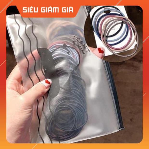 Set 100 dây buộc tóc