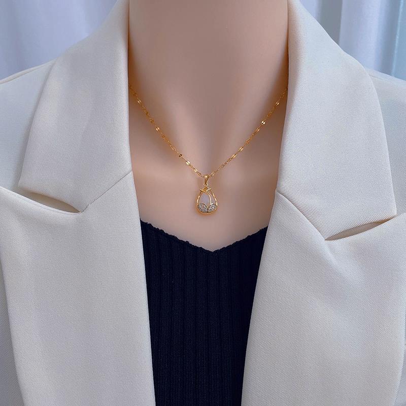 Dây chuyền nữ Madeline V53 búp hoa sen tuyệt đẹp dể thương