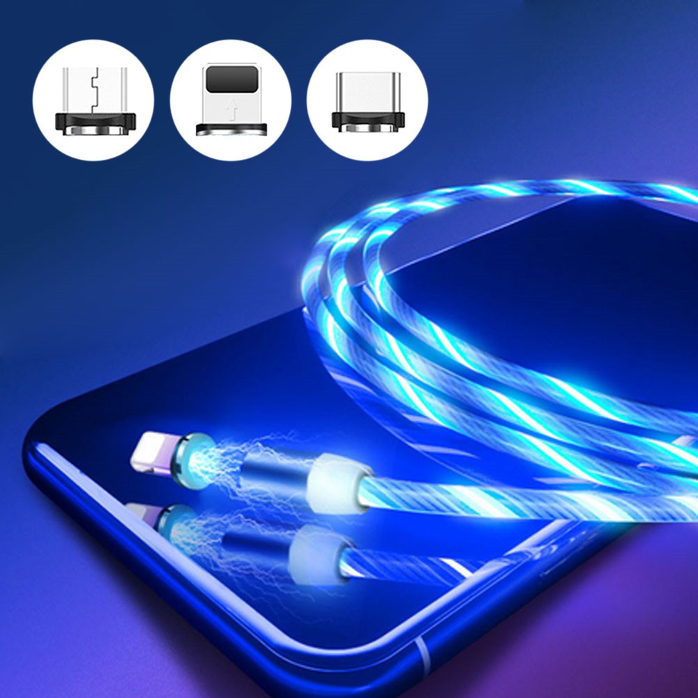 DG Cáp sạc nam châm đầy màu sắc cho điện thoại iPhone / Android / Type-c