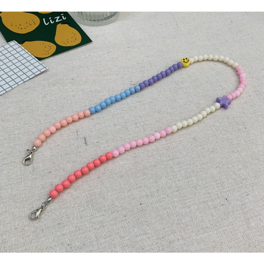Dây Đeo Khẩu Trang hạt pastel