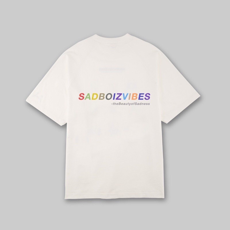 Áo thun tay lỡ sadboiz sadboizvibes 7 màu nam nữ form rộng , áo phông sadboiz nam nữ form rộng unisex phong cách Ulzzang