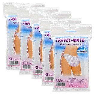 Combo 5 gói quần lót giấy Travel-Mate XL
