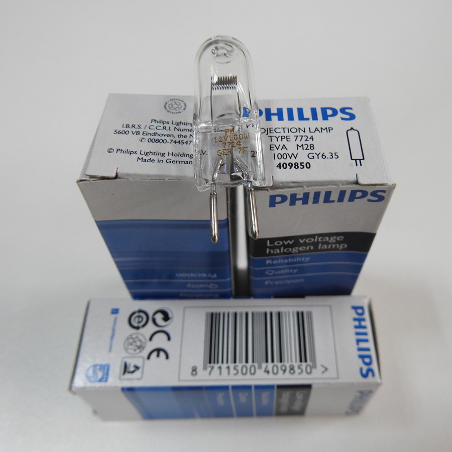 Bóng halogen 12V 100W Philips 7724 2000h