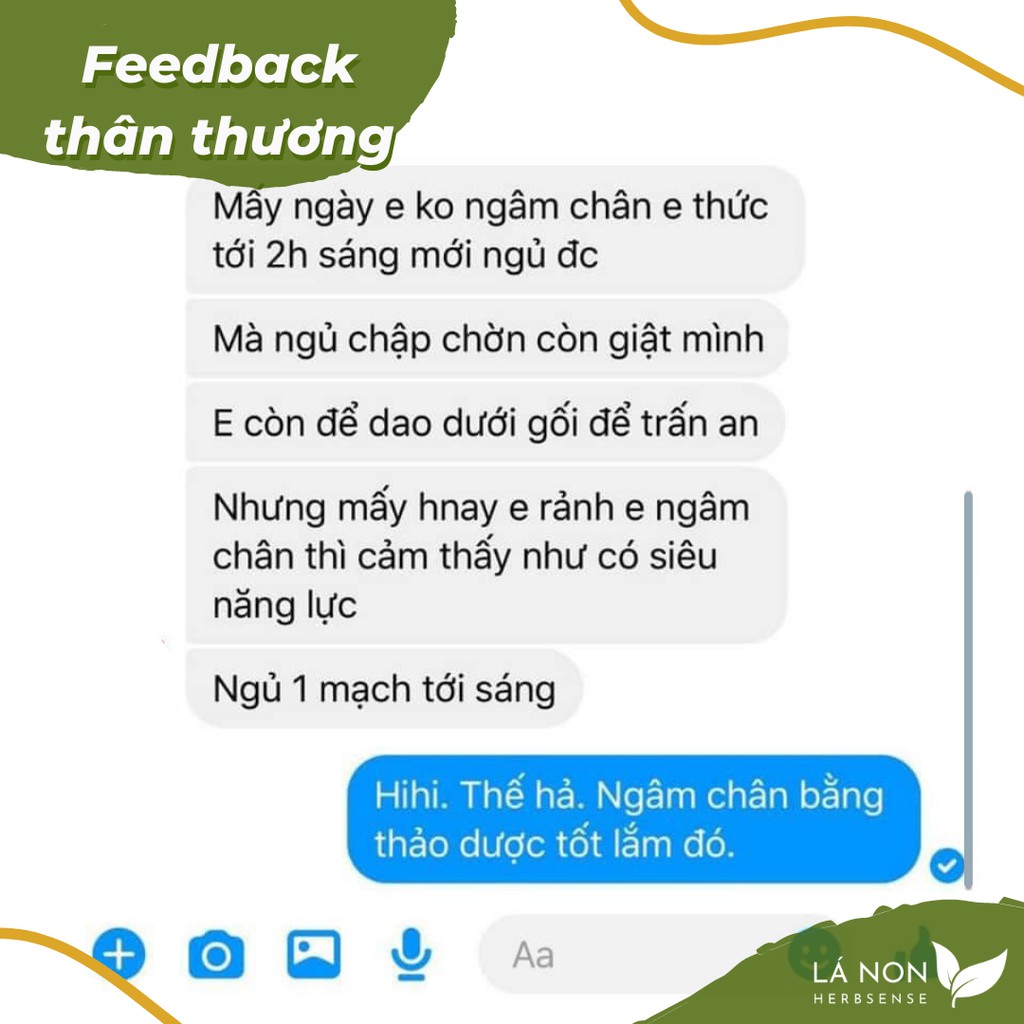 Lá Ngâm Chân Thảo Dược Giảm Căng Thẳng, Đau Nhức Mỏi Xương Khớp, Cải Thiện Mất Ngủ, Lưu Thông Khí Huyết, Giảm Hôi Chân