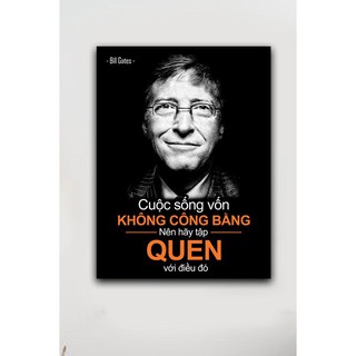 Tranh Canvas các câu nói của những người nổi tiếng treo tường tạo động lực cực HOT