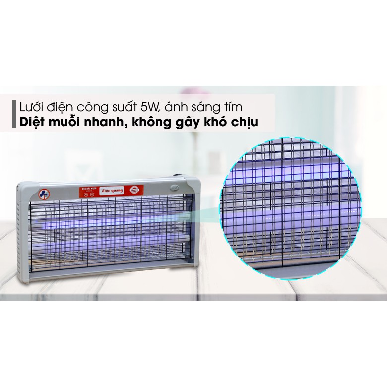 Đèn bắt muỗi Điện Quang EML05, Hàng chính hãng, BH 12 tháng ( ĐQ EML 05L)