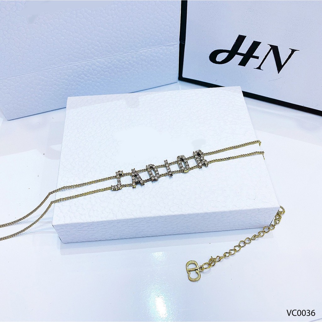 Vòng cổ choker nữ cao cấp bền màu sang trọng VC0036