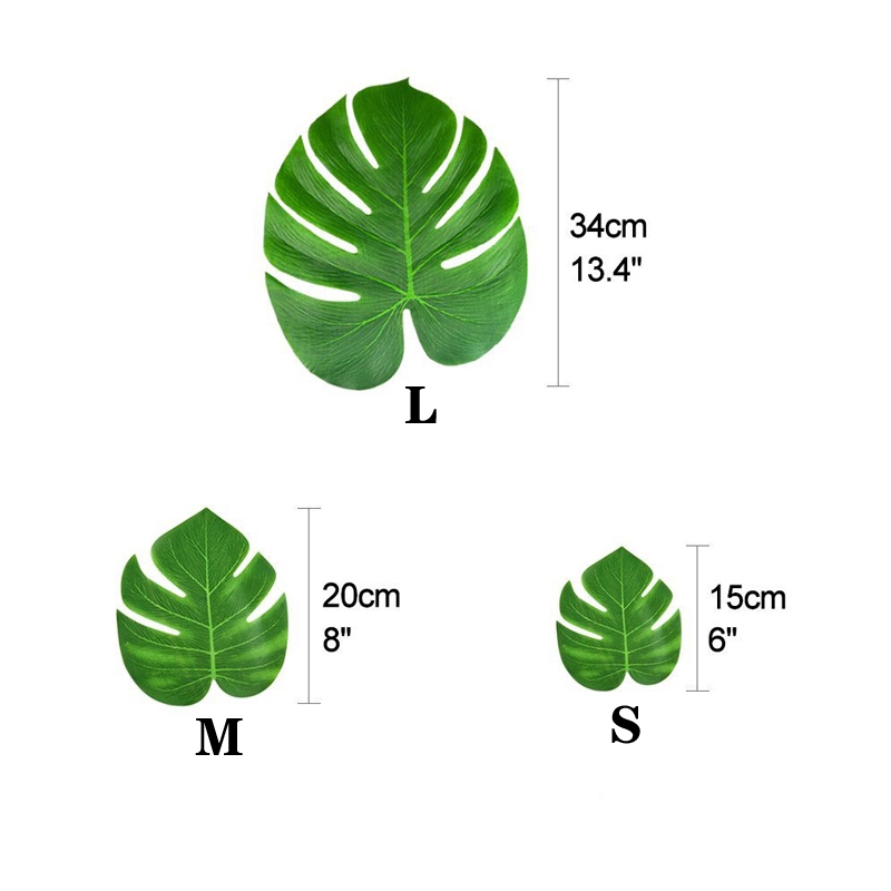 Bộ 6 lá cọ giả trang trí sinh động