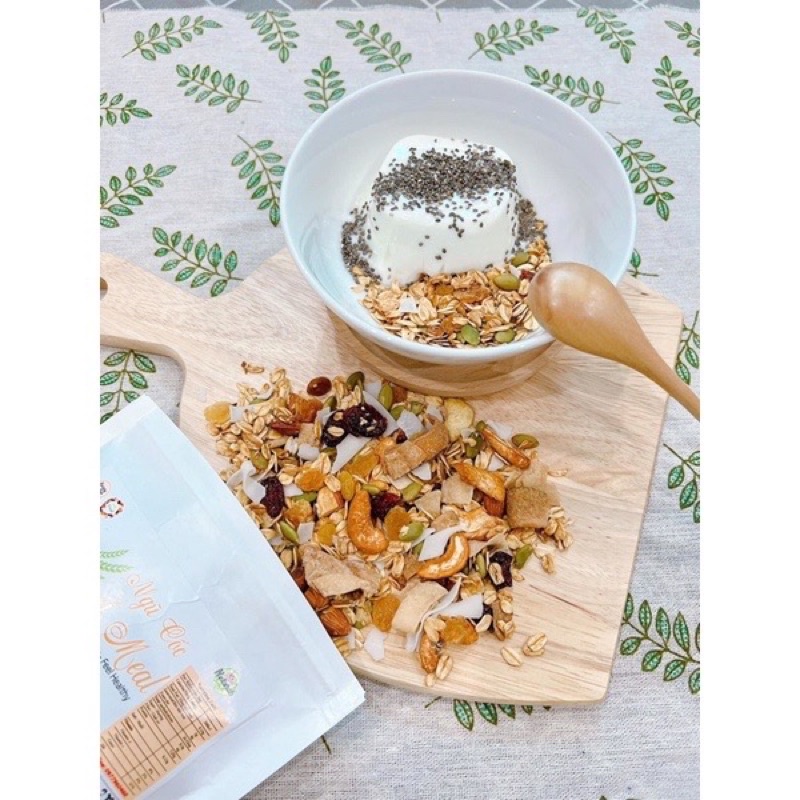 1Kg Ngũ Cốc Granola VIP Loại 1 Siêu Hạt 90% Hạt , Giảm Cân Tự Nhiên Không Đường
