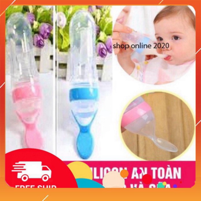 ( hotttt ) [ ] Bình thìa ăn dặm cho bé ( ẢNH THẬT ) ( ảnh thật )