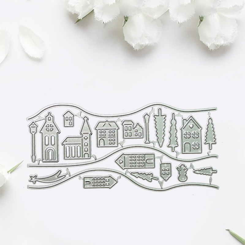 Khuôn Cắt Giấy Kim Loại Hình Ngôi Nhà Xinh Xắn