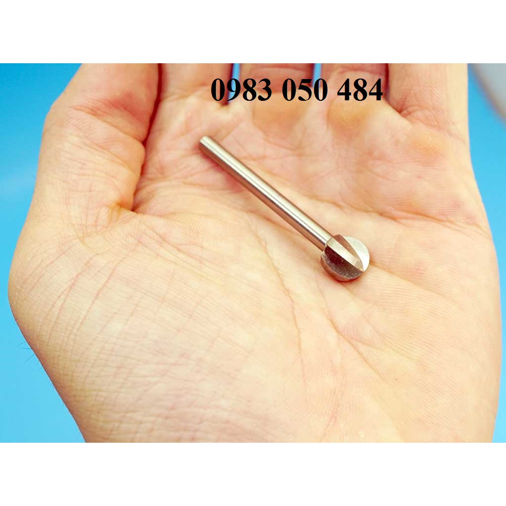 mũi phá gỗ 3 cạnh tròn 3x10mm, mũi làm lũa cây