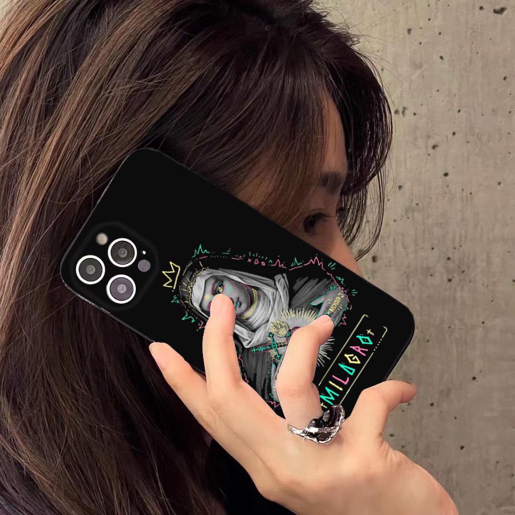 Ốp lưng viền vuông Đen TD201