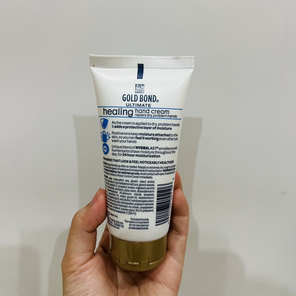 Kem Dưỡng Da Tay Gold Bond Ultimate Healing Hand Cream 85g