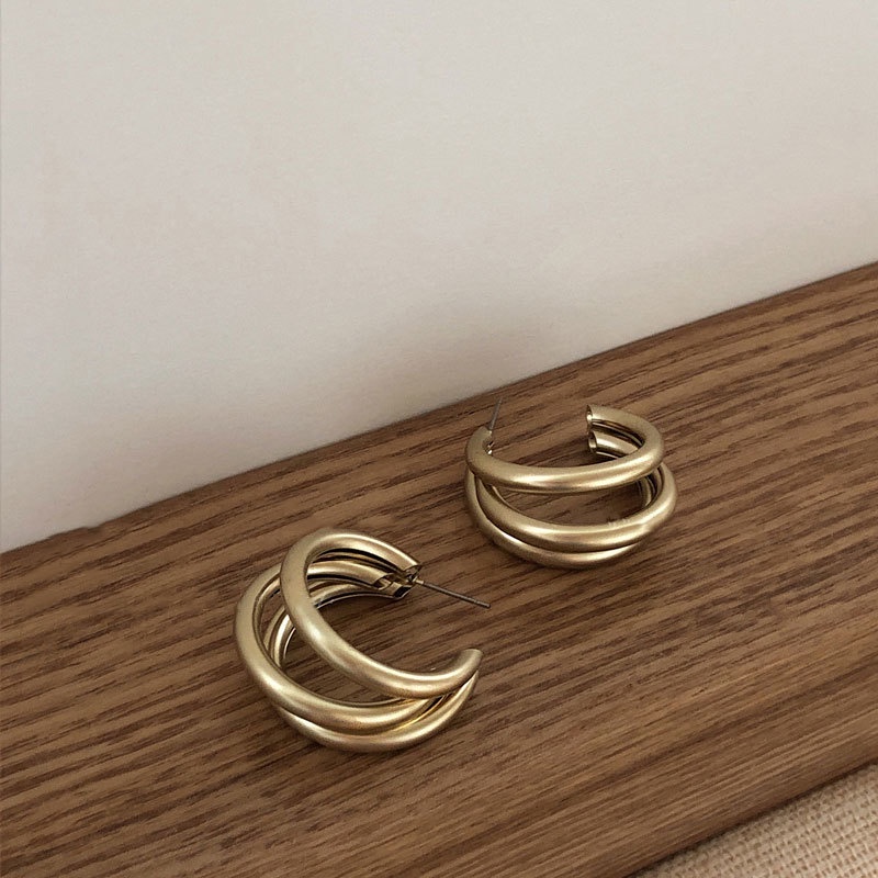 Khuyên Tai Nhiều Lớp Phong Cách Âu Mỹ Sang Trọng