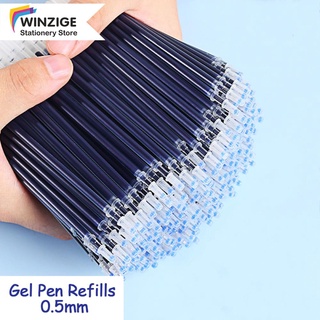  Winzige Bộ 3/10/30 Ruột Bút Mực Gel 0.5mm Màu Đen / Xanh Dương W01