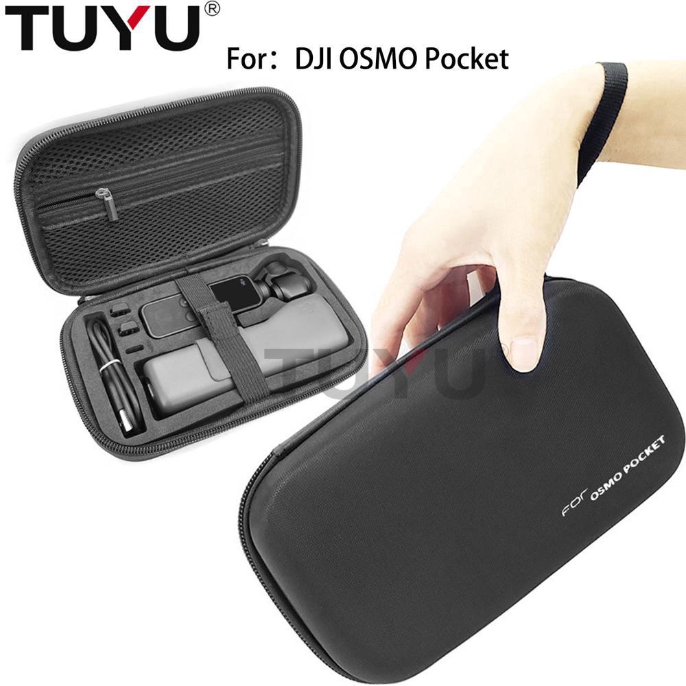 Túi đựng phụ kiện Gimbal DJI OSMO Pocket màu đen từ EVA và polyester kích thước 20*12*6.5CM
