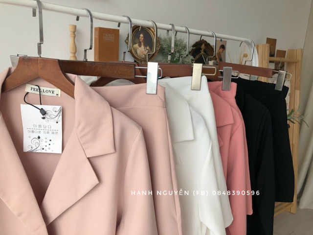 Áo blazer kẻ hàn quốc nhiều mẫu kèm ảnh thật | BigBuy360 - bigbuy360.vn