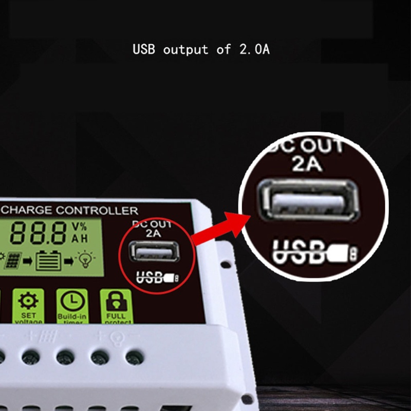 Bộ Điều Khiển Năng Lượng Mặt Trời Nev 10A / 20A / 30A