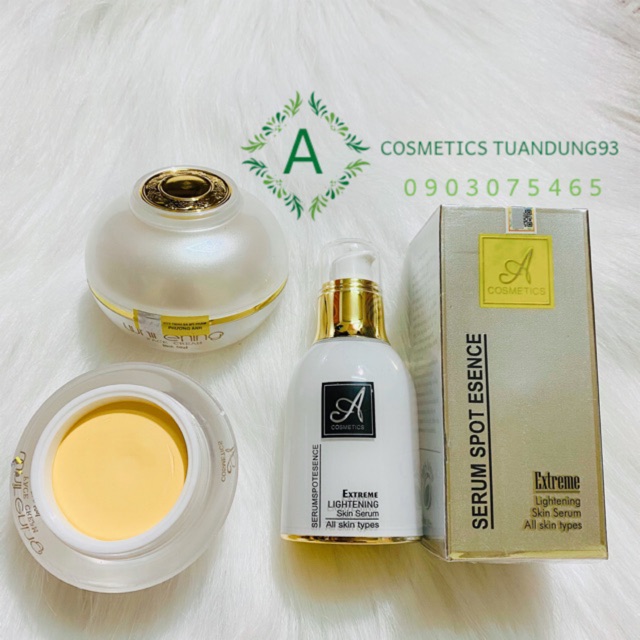 Combo Kem Face Pháp Và Serum Spot Acosmetics Mẫu Mới 2020 | WebRaoVat - webraovat.net.vn