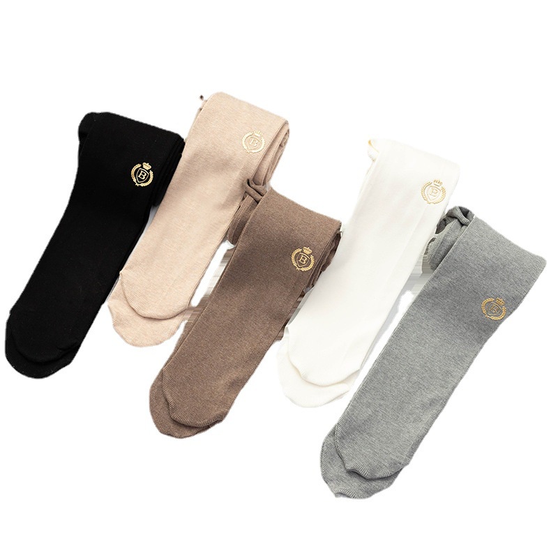 Quần Tất Chất Liệu Cotton Mỏng Cỡ Lớn Thời Trang Mùa Xuân Thu Dành Cho Bé Gái