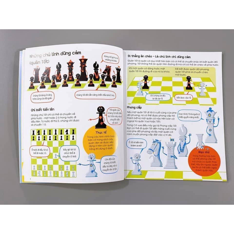 Sách - Chơi cờ vua cùng bé - Trò chơi phát triển toàn diện (3+) - Katie Daynes