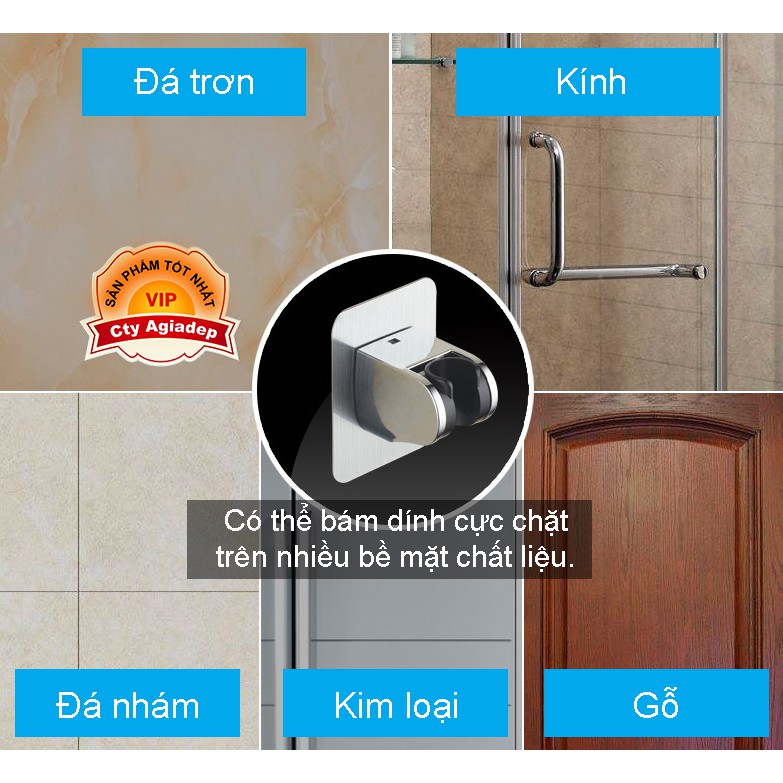 Giá đỡ bát sen tắm - Loại dán vào tường