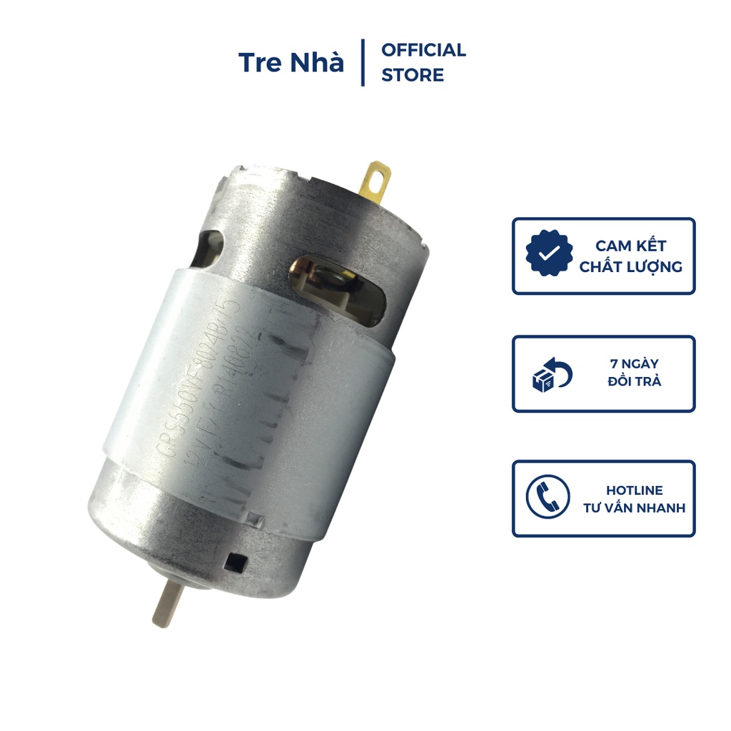Động cơ 550VF-8024 tốc độ cao, từ tính mạnh và mô-men xoắn lớn
