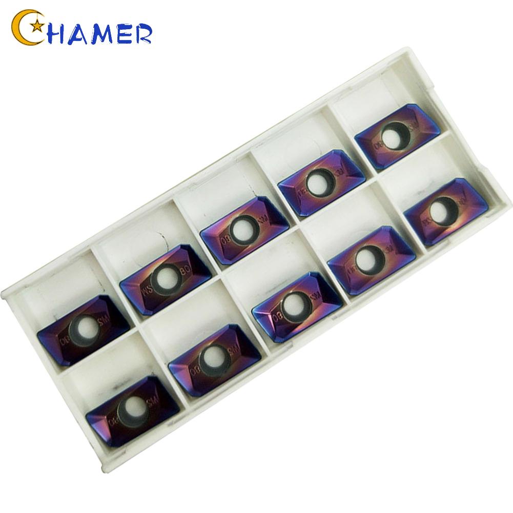 CHAMER- ~APMT1604PDER HRC65° Hadren Carbide Inserts Milling Cutting Insert APMT Durable