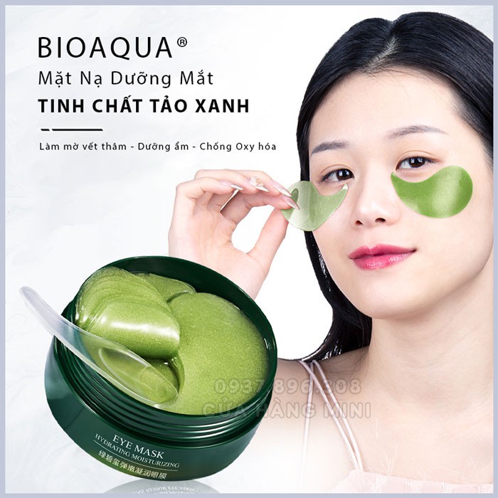 Mặt Nạ Mắt Bioaqua Tảo Biển Dưỡng Ẩm  - 60 Miếng