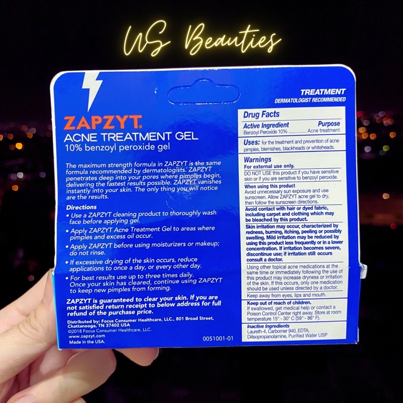 Gel Chấm Mụn Zapzyt Acne Treatment Gel 1oz | BigBuy360 - bigbuy360.vn