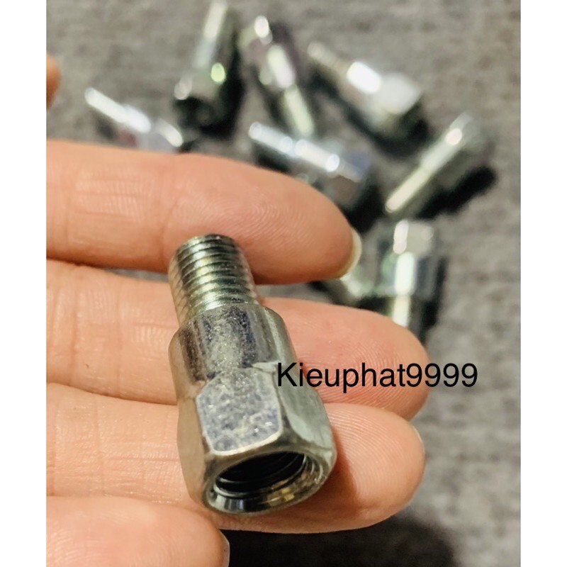 Ốc nối chân Kính ren 10li_ Ốc nối chân gương