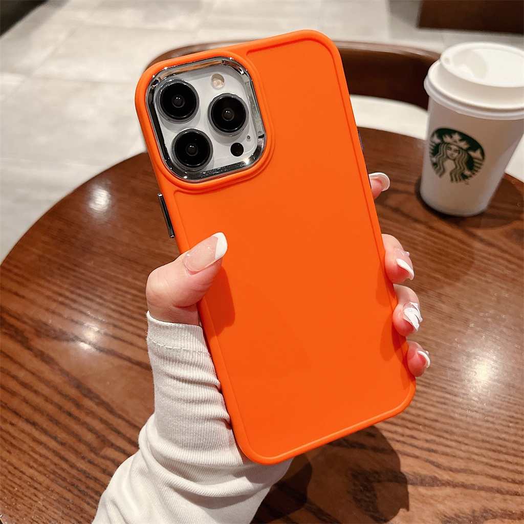 Ốp Điện Thoại TPU + silicon Mềm Cao Cấp Bảo Vệ camera Chống Sốc Sang Trọng Cho iPhone 14 plus14 Pro max