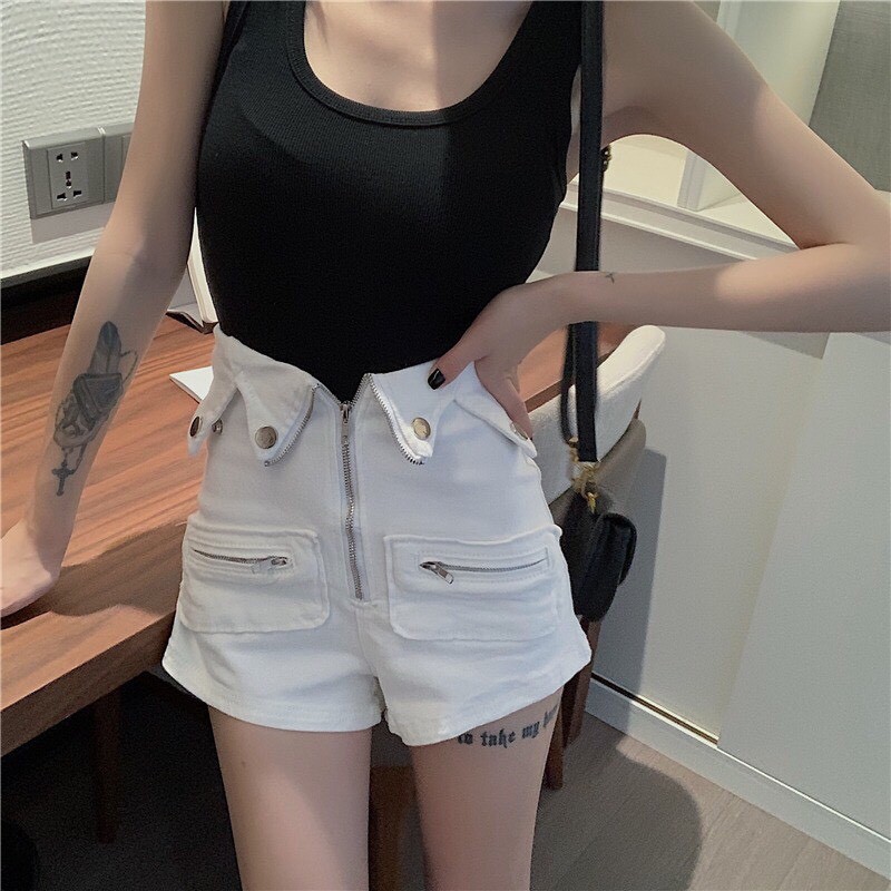 quần short kaki lưng gập lạ mắt siêu xinh