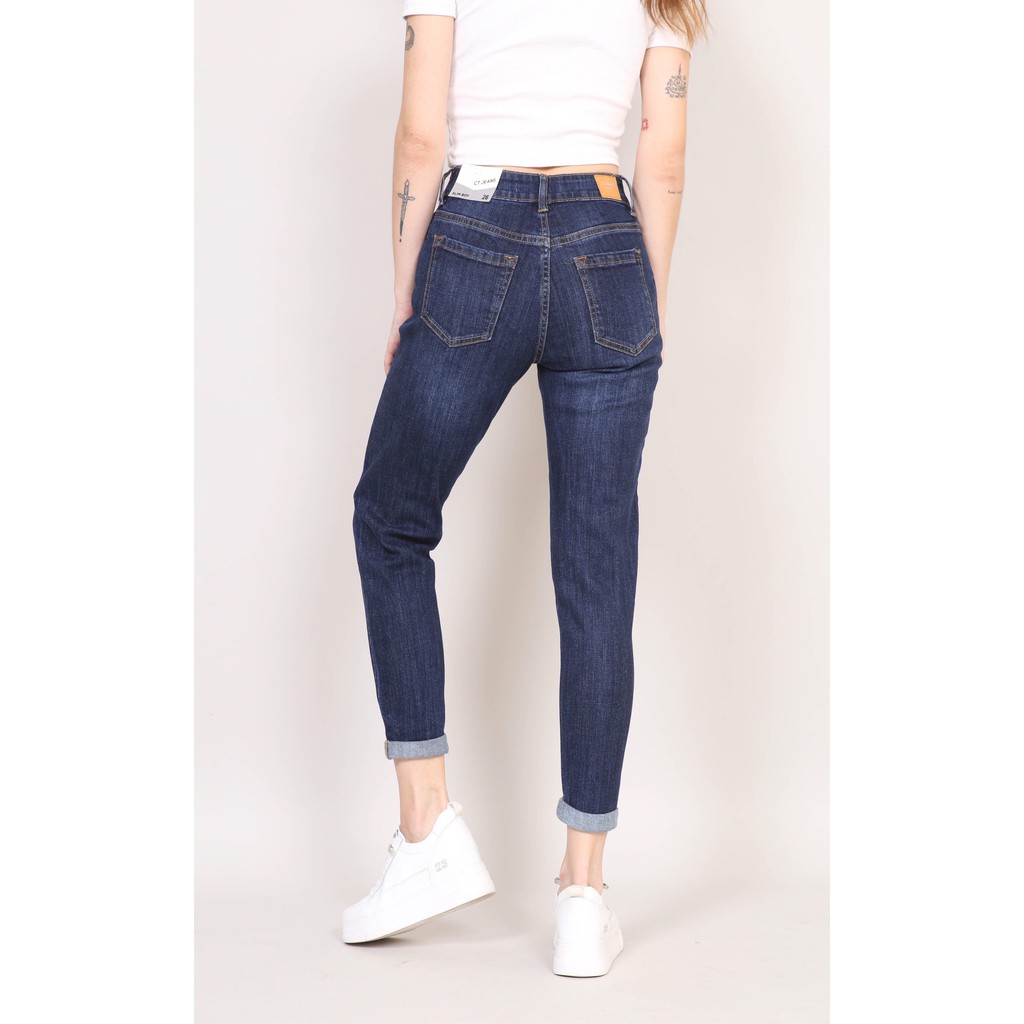 Quần Jean Nữ Boyfriend baggy Rách co dãn 120 CT JEANS