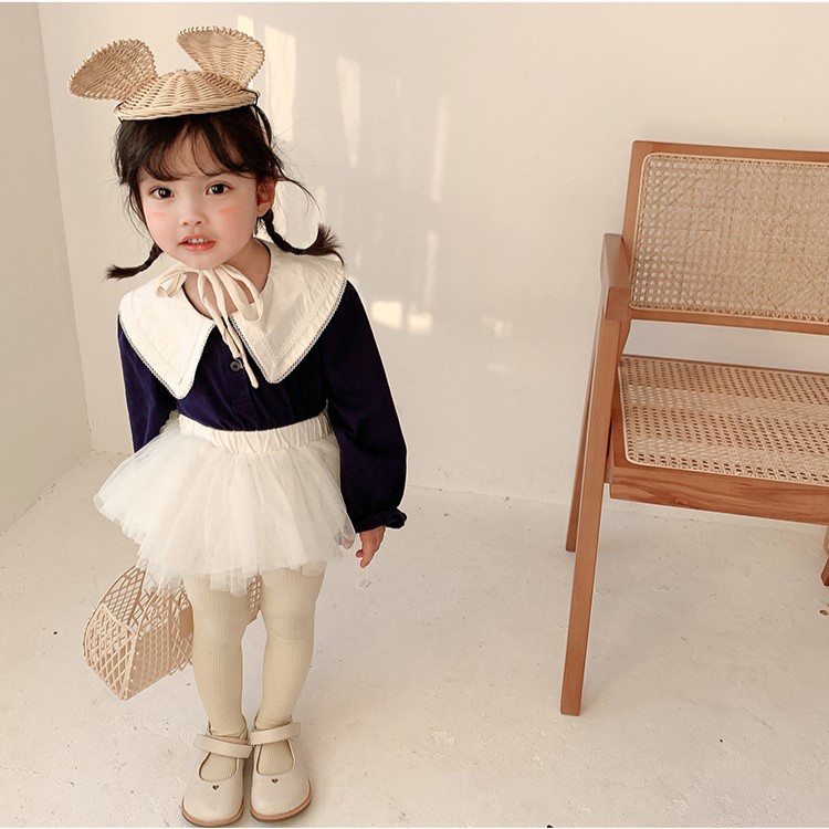 Quần tất cotton giữ ấm dễ thương cho bé
