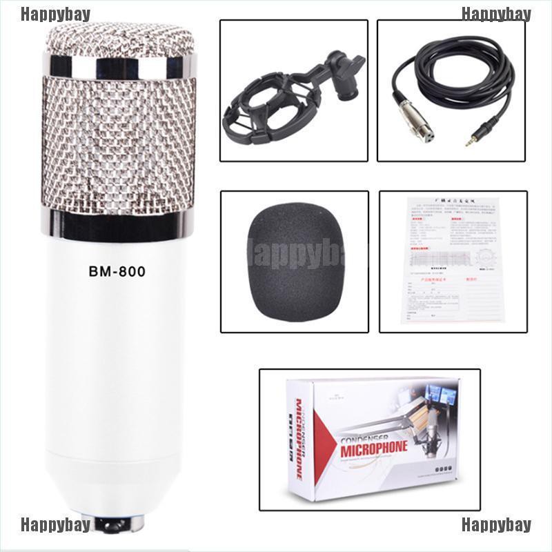 Happybay BM800 Dynamic Condenser Microphone Sound Studio KTV Singing Recording