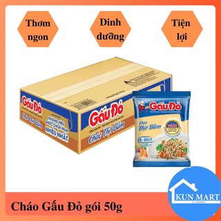 Cháo Gấu đỏ Thịt Bằm/Gà gói 50g