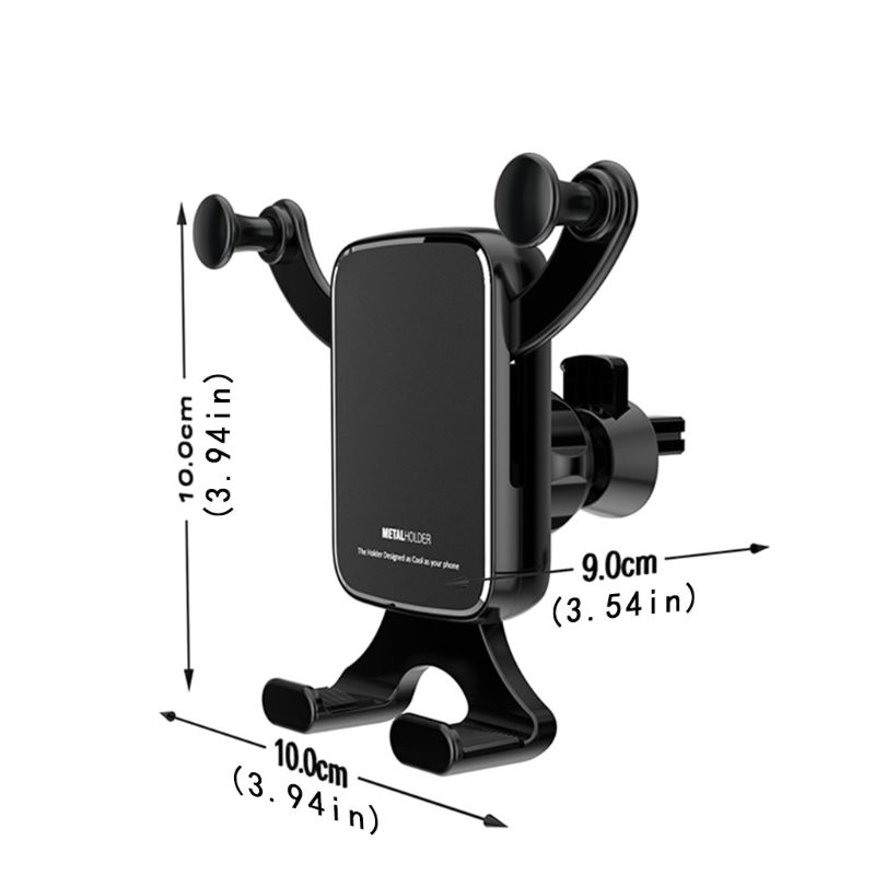 HAHA*Hands-free Stand Holder Air Vent Car Phone Mount for Cellphones